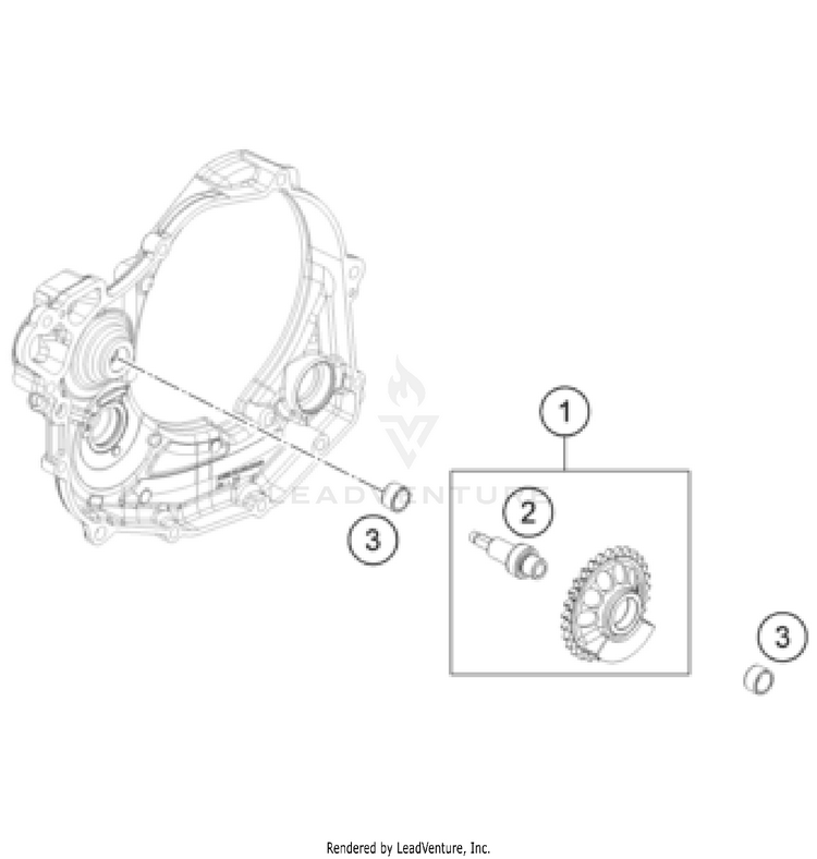 Balancer Shaft FC 450 Rockstar Ed. ENGINE - 2024 Schematic