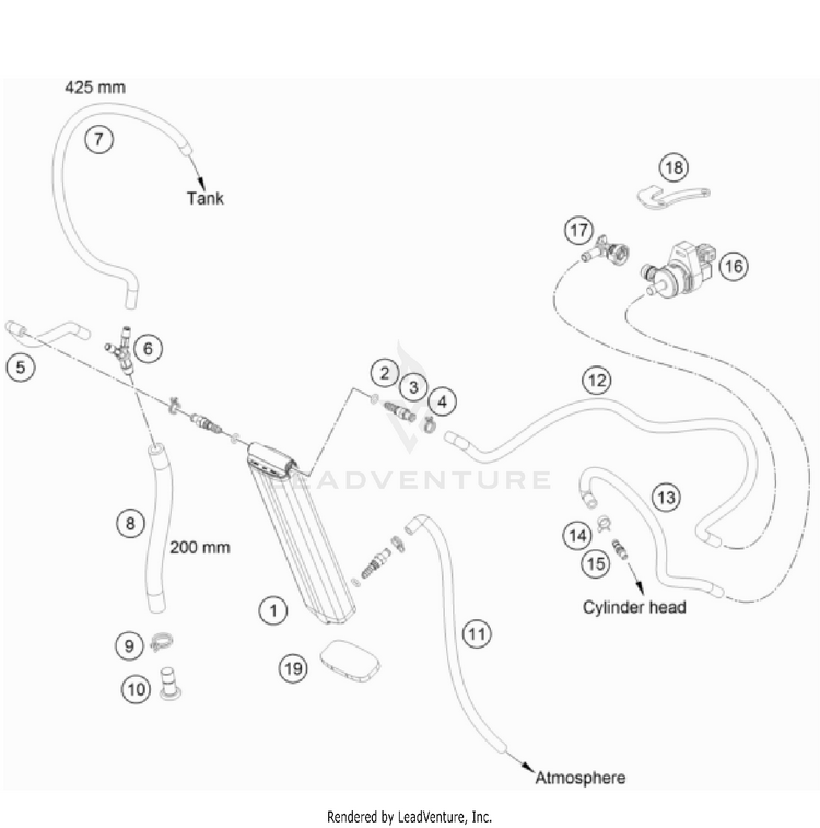 Evaporative Canister Schematic