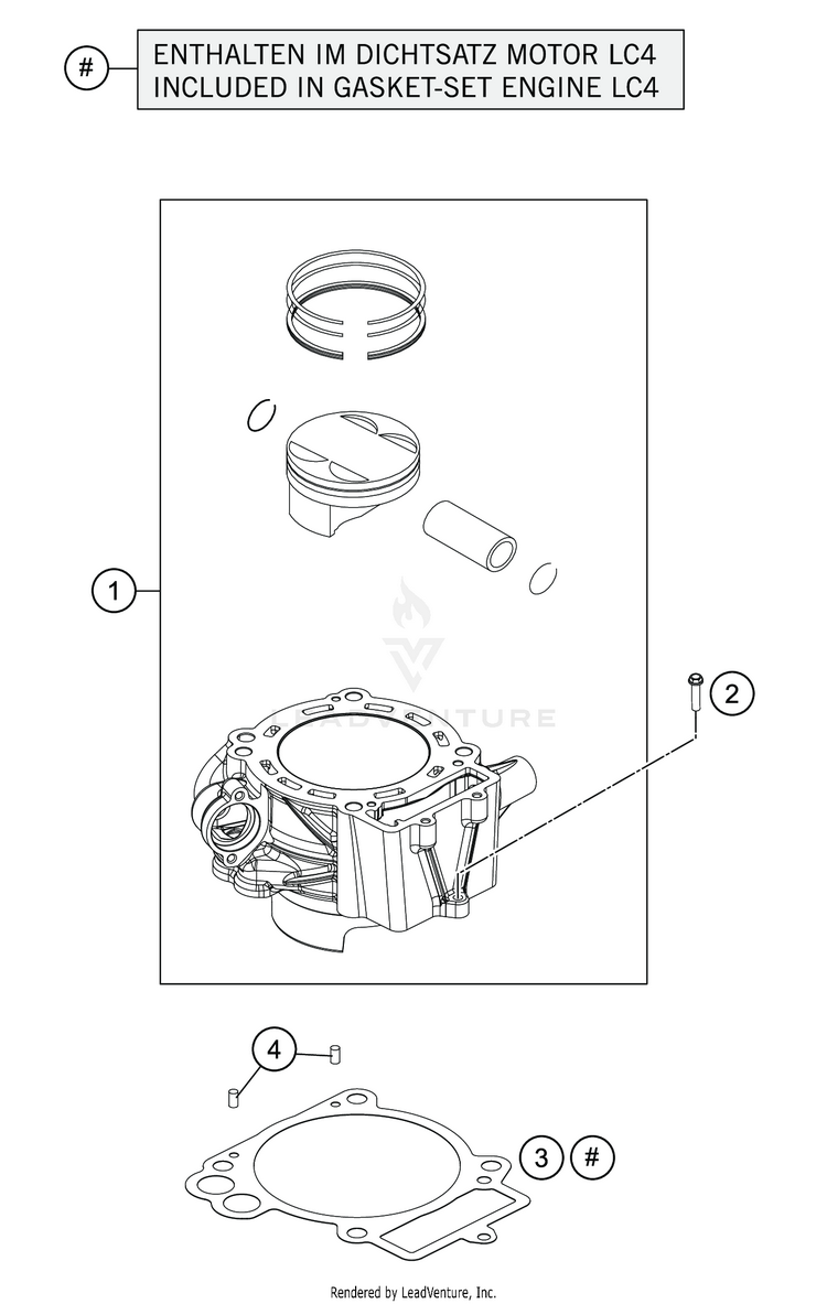 Cylinder VITPILEN 701 ENGINE - 2020 Schematic