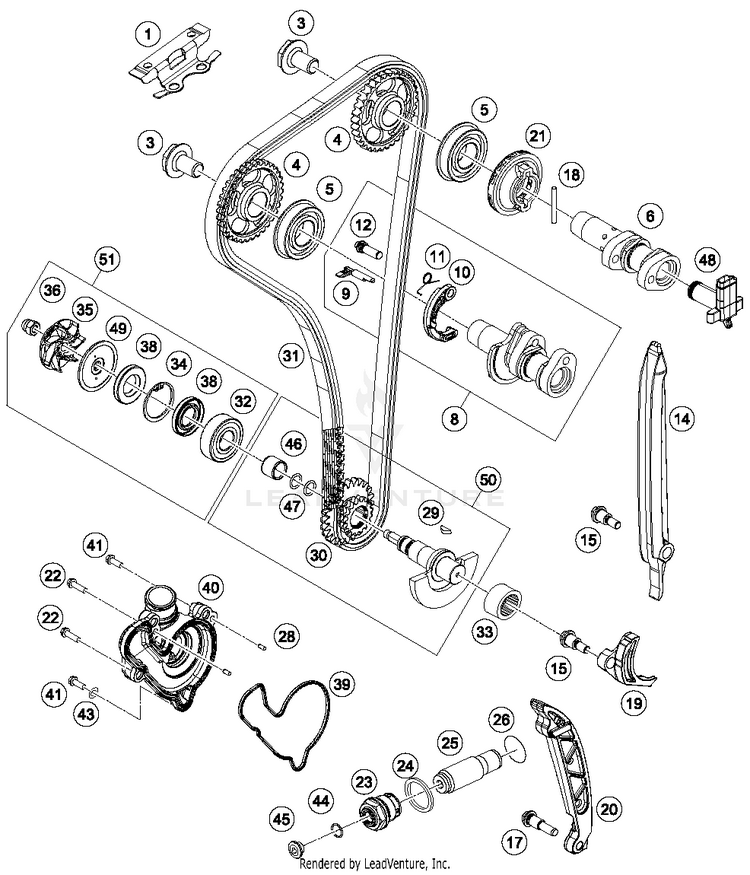 Timing Drive FE 350S ENGINE - 2016 Schematic