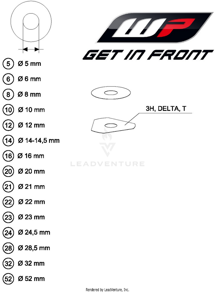 Wp Shims For Setting FE 450 CHASSIS - 2019 Schematic