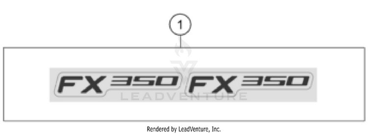 Decal FX 350 CHASSIS - 2025 Schematic