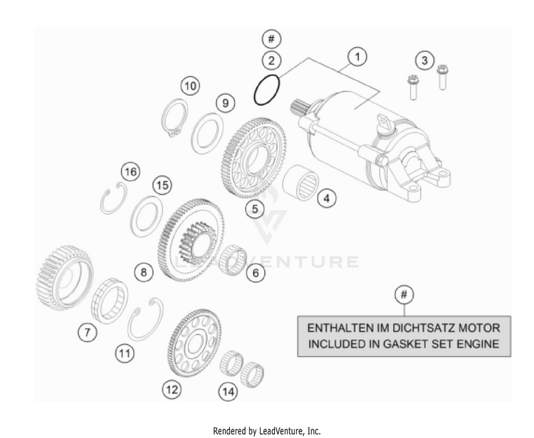 Electric Starter 701 FE/FS US Engine - 2022 Schematic