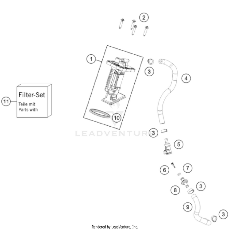 Fuel Pump TX 300 CHASSIS - 2025 Schematic