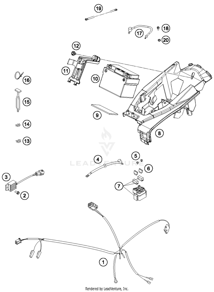 Wiring Harness TX 300 CHASSIS - 2017 Schematic
