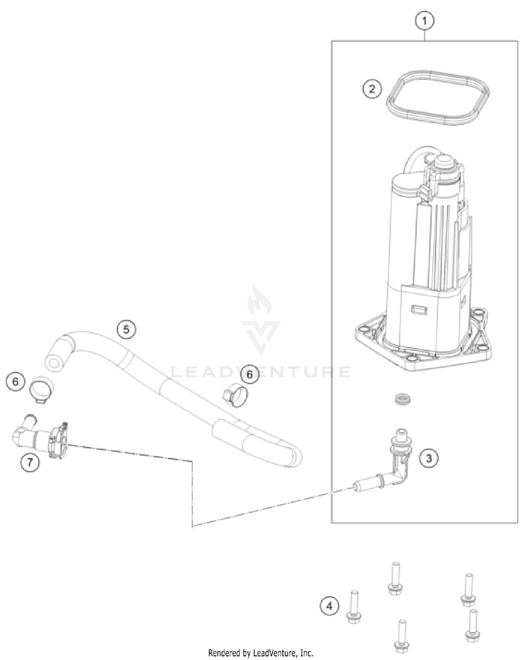 Fuel Pump VITPILEN 801 - col.2 CHASSIS - 2025 Schematic
