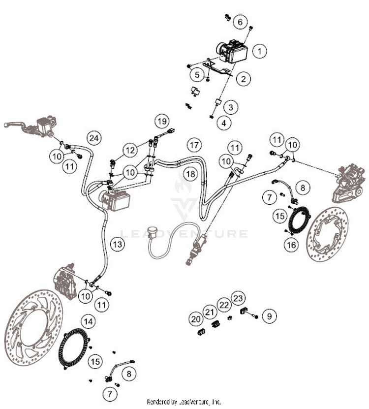 Antiblock System Abs 401 SVARTPILEN CHASSIS - 2018 Schematic