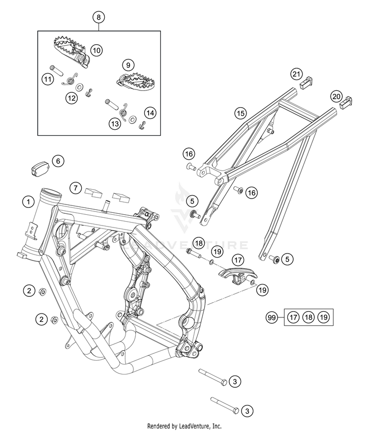 Frame TC 65 CHASSIS - 2021 Schematic