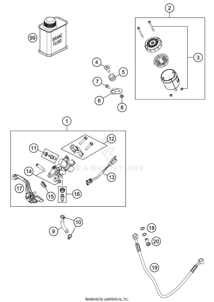 Front Brake Control Schematic