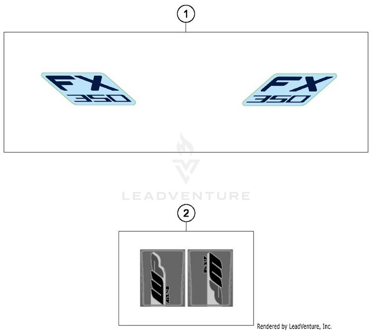 Decal FX 350 CHASSIS - 2019 Schematic