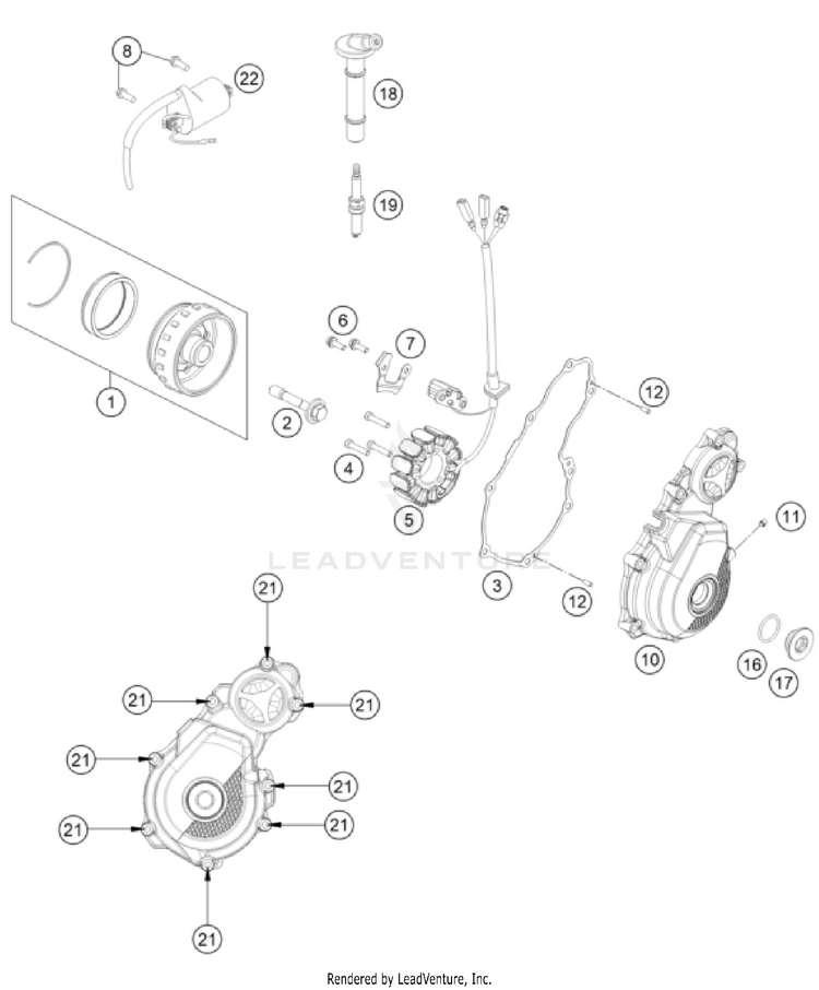 Ignition System FC 250 Engine - 2023 Schematic