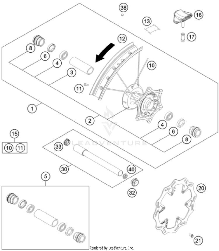Front Wheel Schematic