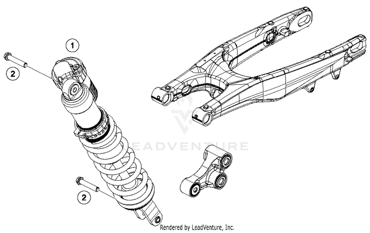 Shock Absorber FC 450 CHASSIS - 2016 Schematic