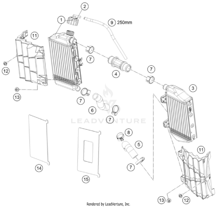 Cooling System TC 85 ENGINE - 2026 Schematic