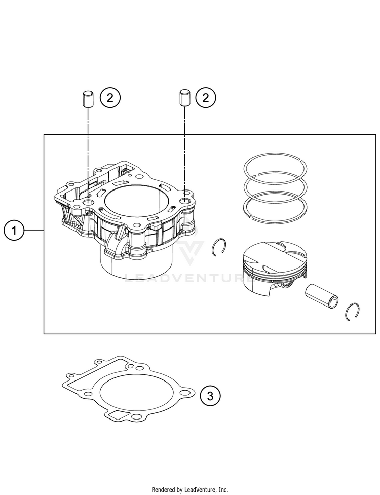Cylinder 401 Svartpilen Engine - 2018 Schematic