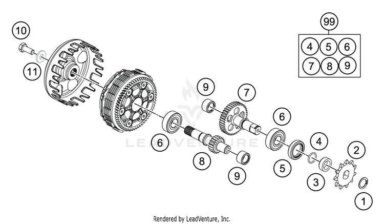 Transmission TC 50 MINI ENGINE - 2020 Schematic