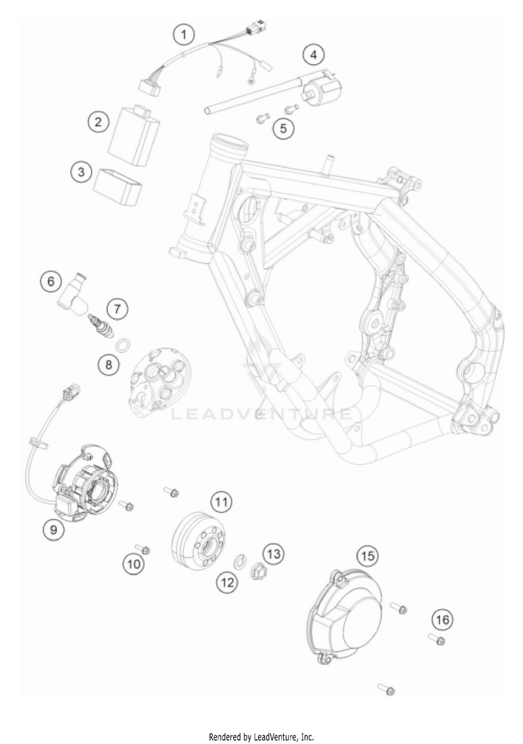 Ignition System TC 65 Engine - 2023 Schematic