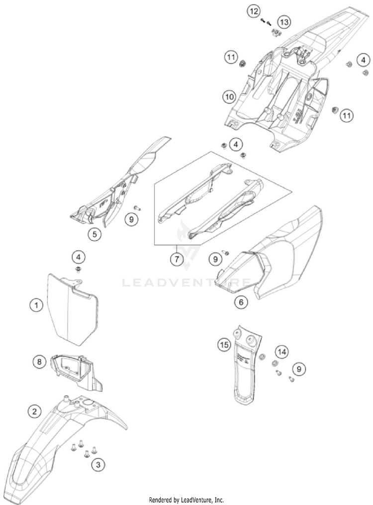 Mask, Fenders TC 50 EU CHASSIS - 2024 Schematic