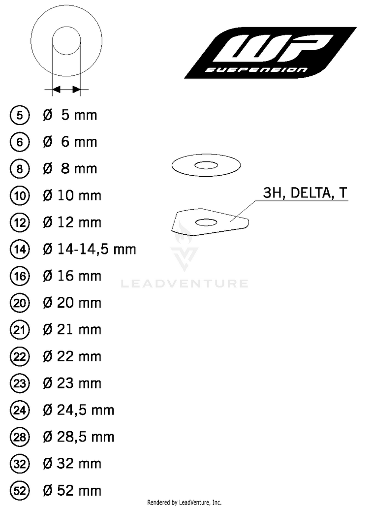Wp Shims For Setting 701 SUPERMOTO CHASSIS - 2016 Schematic