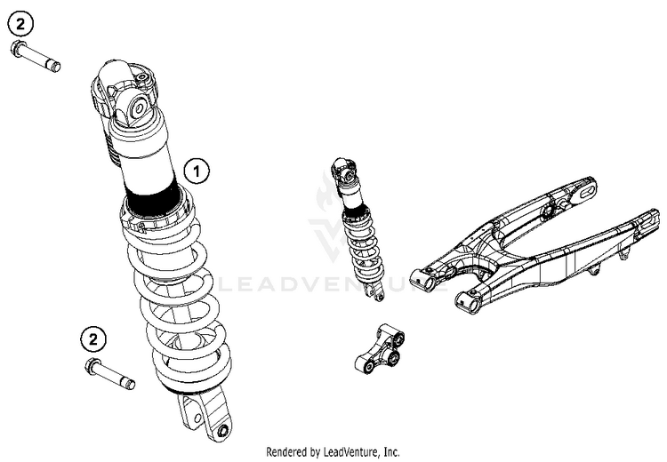 Shock Absorber FC 350 CHASSIS - 2018 Schematic