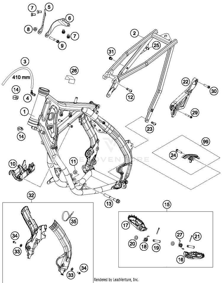 Frame TC 85 19/16 CHASSIS - 2019 Schematic