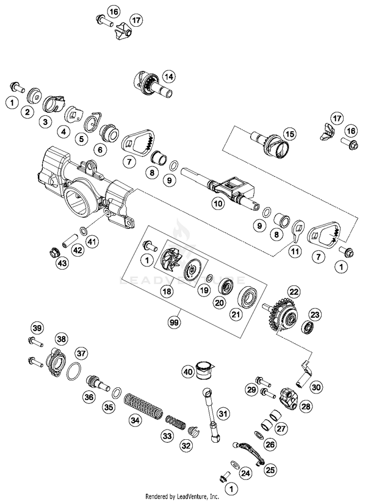 Exhaust Control TC 85 ENGINE - 2018 Schematic