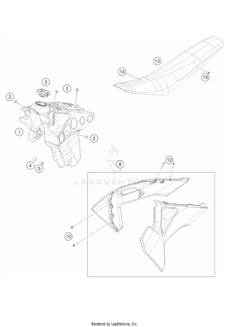Tank, Seat Schematic