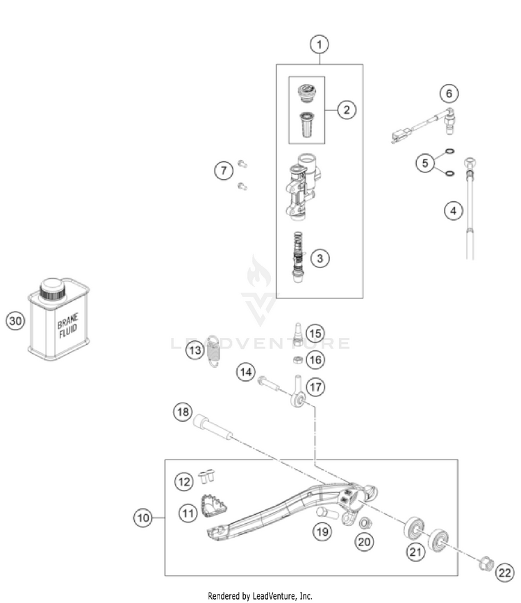 Rear Brake Control Schematic
