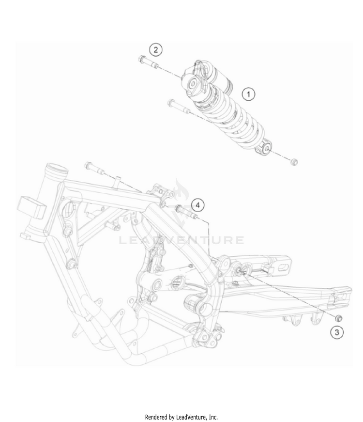 Shock Absorber TC 65 EU CHASSIS - 2022 Schematic