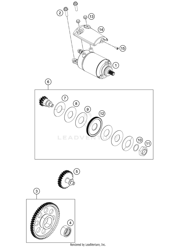 Electric Starter 401 Svartpilen Engine - 2018 Schematic