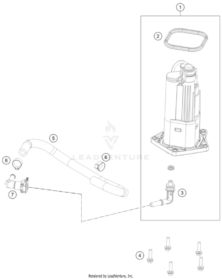 Fuel Pump VITPILEN 801 - col.1 CHASSIS - 2025 Schematic