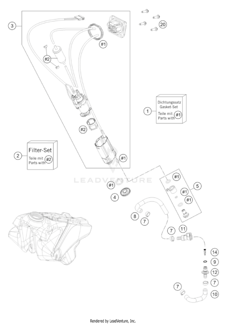 Fuel Pump FC 450 CHASSIS - 2022 Schematic