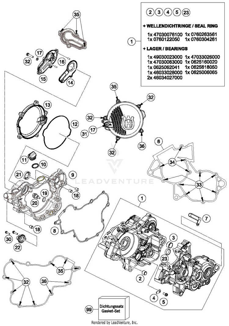 Engine Case Schematic