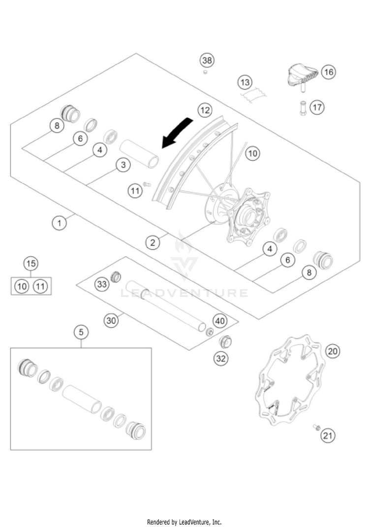 Front Wheel Schematic