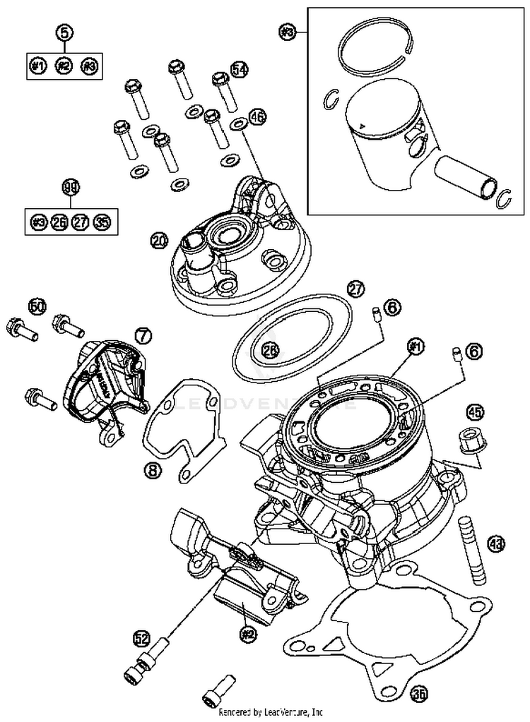 Cylinder TC 85 ENGINE - 2017 Schematic