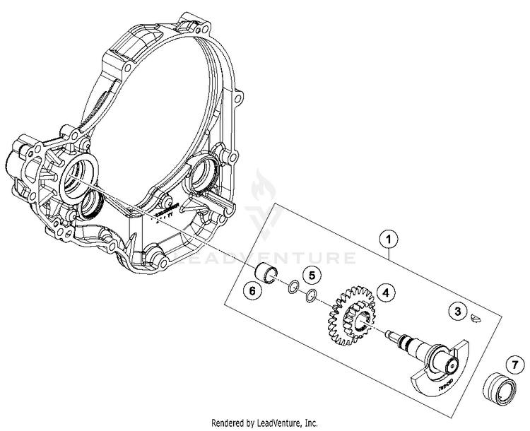 Balancer Shaft FC 350 ENGINE - 2016 Schematic
