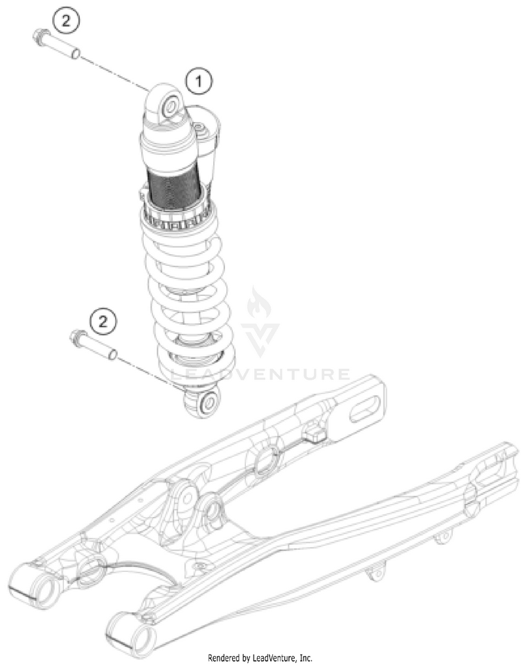 Shock Absorber TC 85 19/16 CHASSIS - 2026 Schematic
