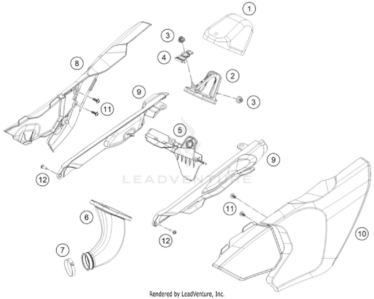 Air Filter TC 65 EU CHASSIS -2024 Schematic