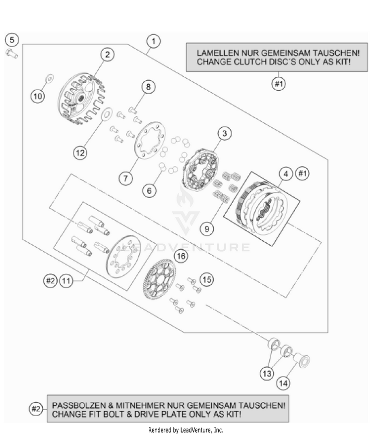 Clutch TC 50 Mini Engine - 2023 Schematic