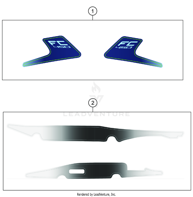 Decal FC 450 CHASSIS - 2020 Schematic