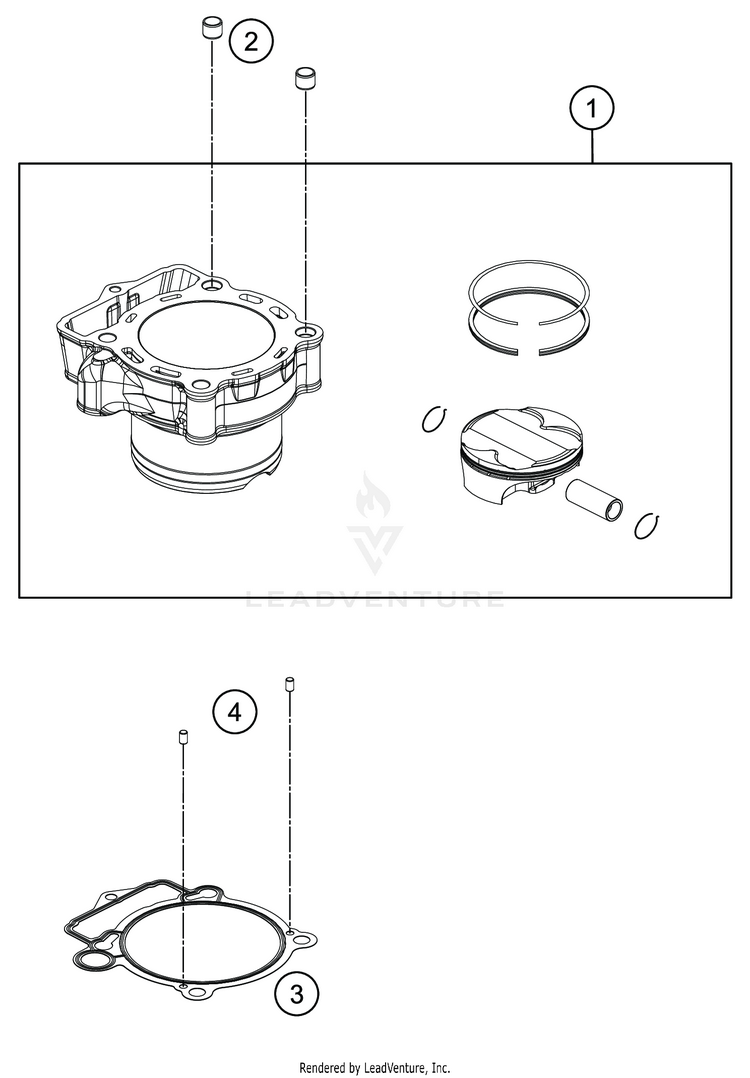 Cylinder FC 350 ENGINE - 2020 Schematic