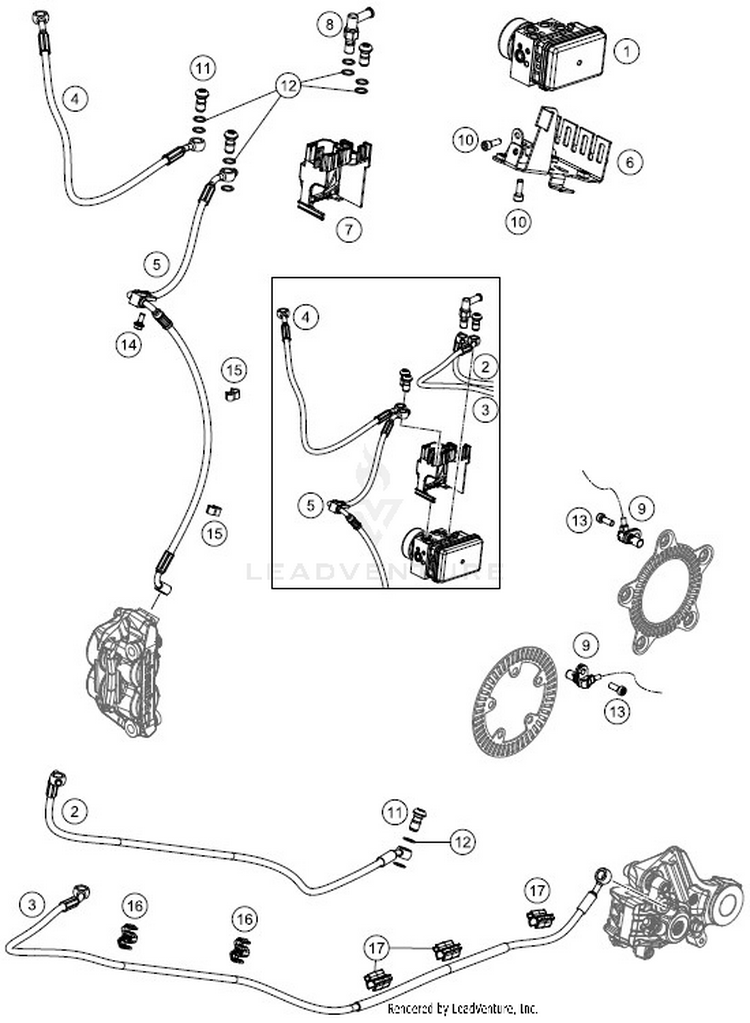 Antiblock System Abs 701 VITPILEN CHASSIS - 2018 Schematic