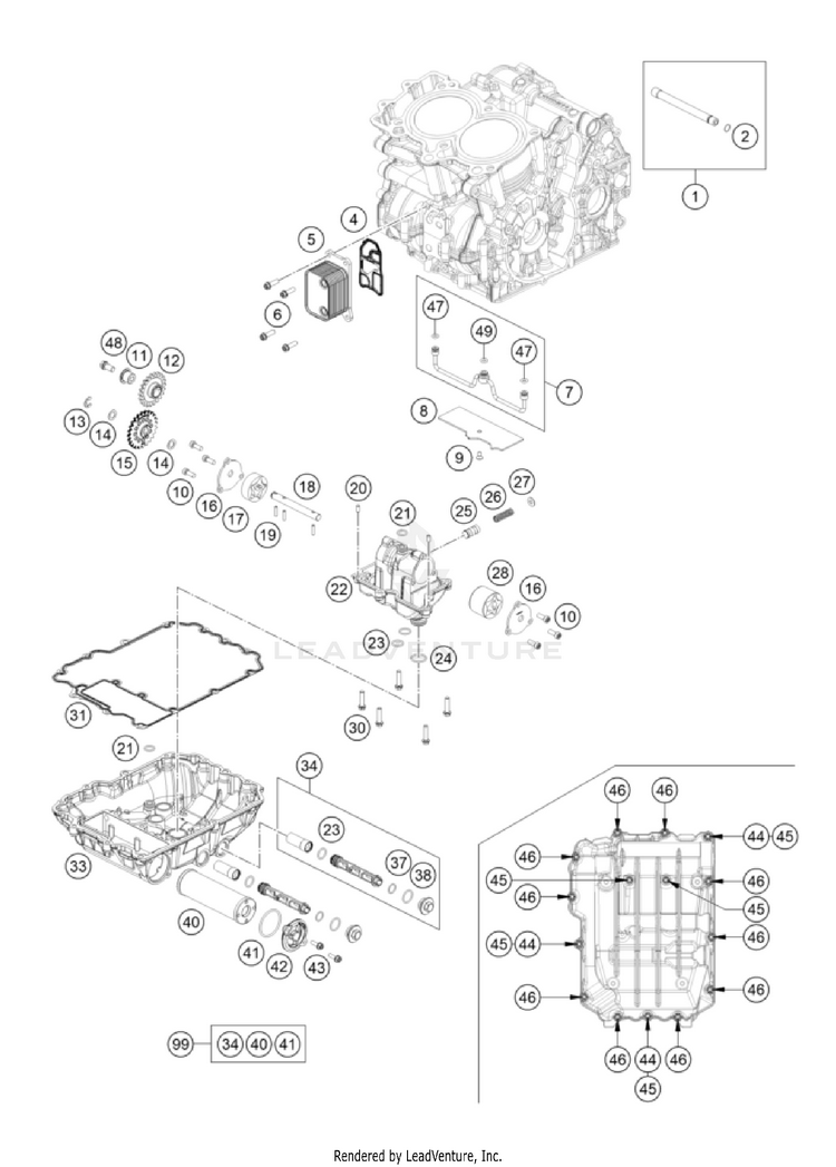 Lubricating System 901 Norden Engine - 2022 Schematic
