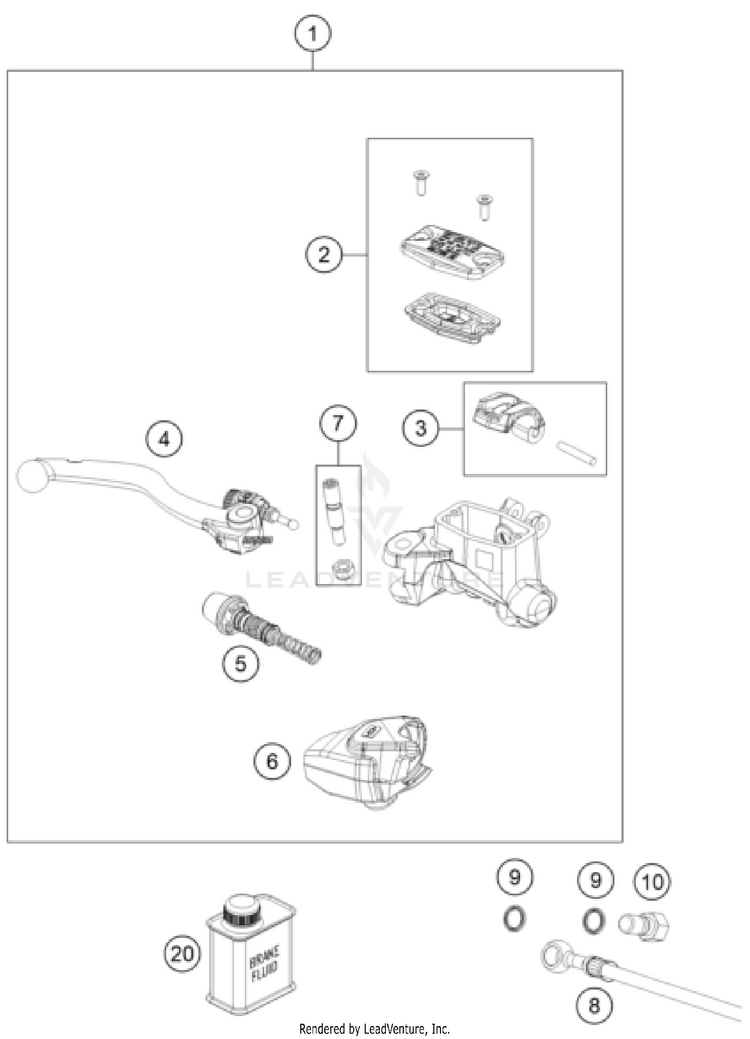 Front Brake Control Schematic