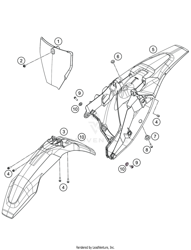Mask, Fenders TC 85 19 16 CHASSIS - 2020 Schematic