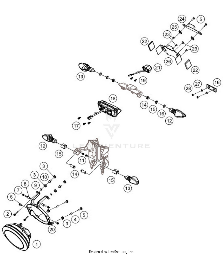 Lighting System 401 SVARTPILEN CHASSIS - 2018 Schematic