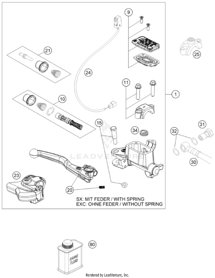 Front Brake Control Schematic