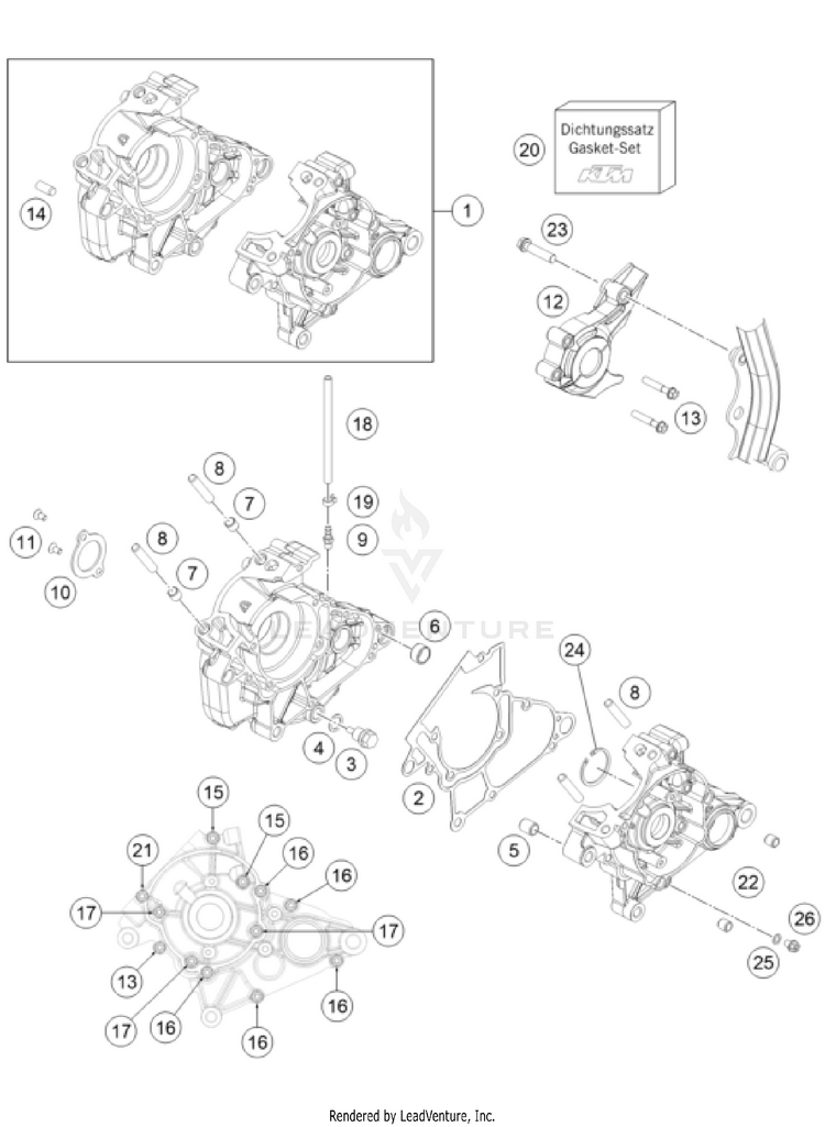 Engine Case TC 50 Engine - 2022 Schematic