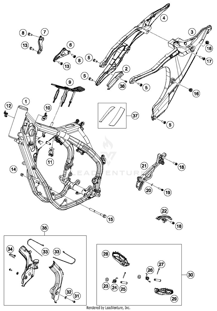 Frame FX 350 CHASSIS - 2019 Schematic