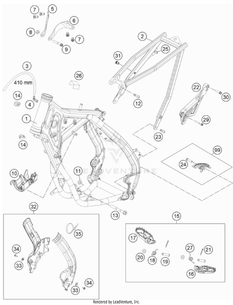 Frame TC 85 19/16 CHASSIS - 2024 Schematic